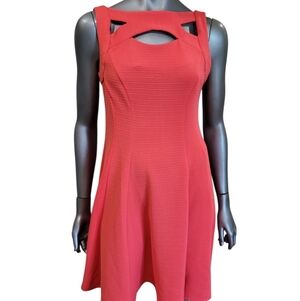 233B. Gabby Skye Coral Cutout Dress - Size 6P